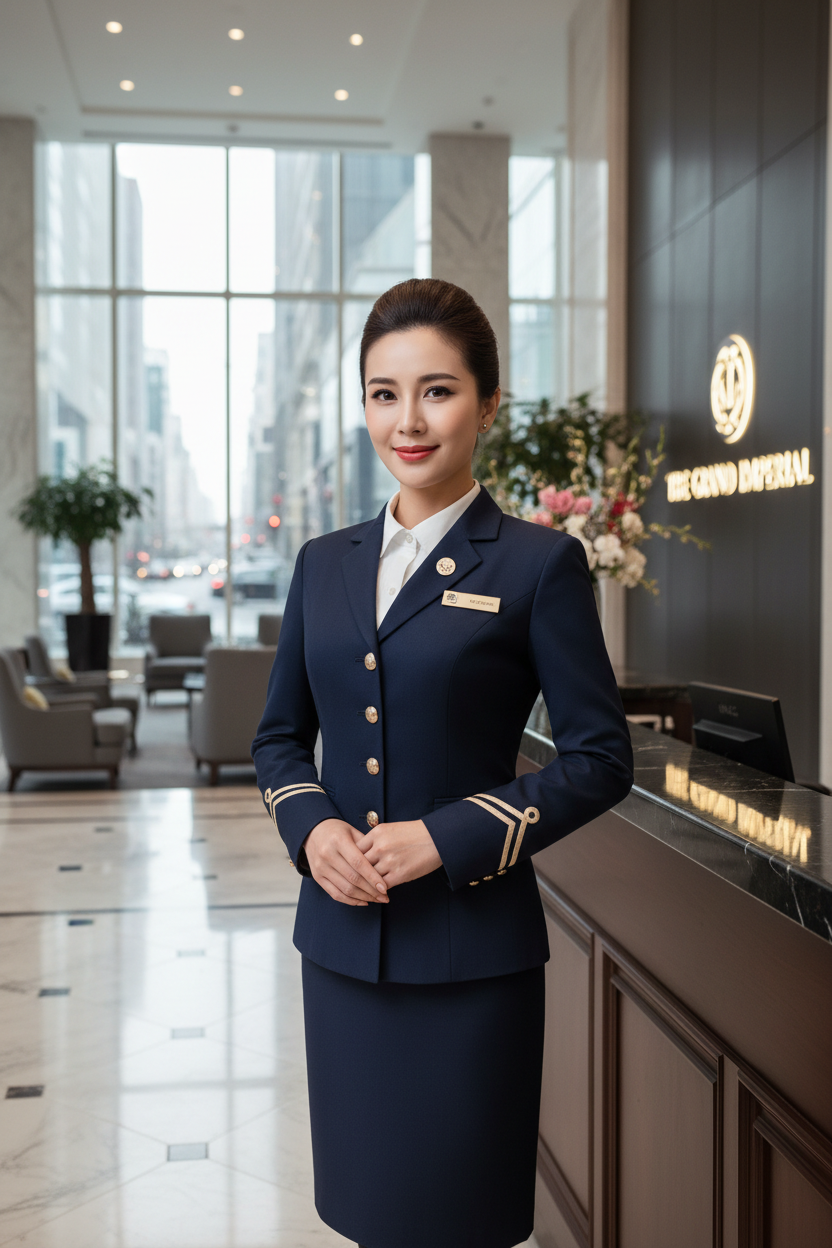 Hotel Front Desk Uniform Set